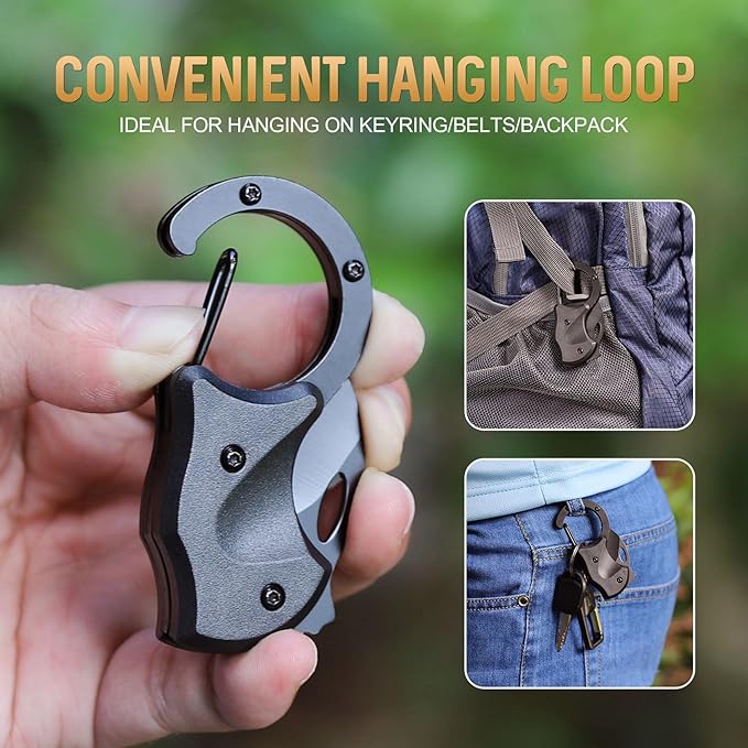 Gifts for Men Him Dad, Christmas Stocking Stuffers for Men, EDC Keychain Knife for Husband Grandpa, Christmas Fathers Day Birthday Gifts for Him Dad Husband, Stocking Stuffers for Grandpa Papa