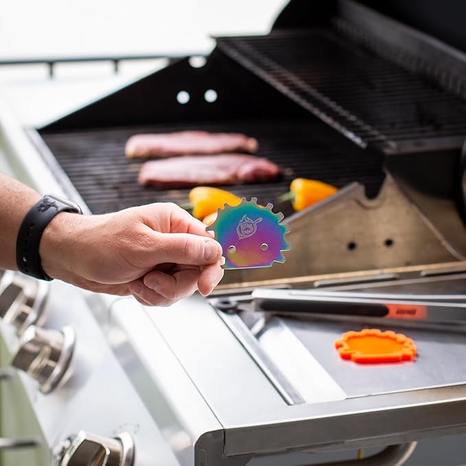 Bristle-Free Grill Scraper Gadget for Dads Who Like Grilling and Have Everything