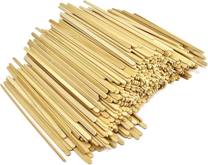 7 Inch Bamboo Disposable Coffee Stirrers, 1000 Count Coffee Stir Sticks - For Coffee, Cocktails and Hot Drinks - Smooth End Design, Splinter-Free