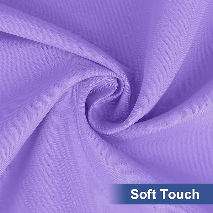 homing Rectangle Table Cloth Cover, Waterproof Polyester Elastic Fitted Tablecloth, Fits for 5 Foot Folding Tables, Washable Table Protector for Picnic, Camping, Outdoor (Lavender, 30" x 60")