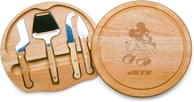 PICNIC TIME NFL unisex-adult NFL Mickey Circo Cheese Cutting Board & Tools Set
