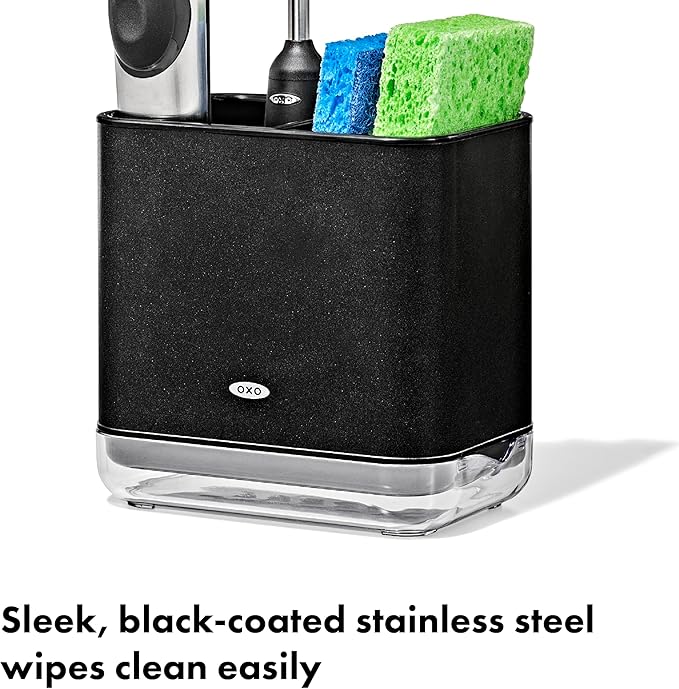 OXO Good Grips Stainless Steel Sink Caddy - Black