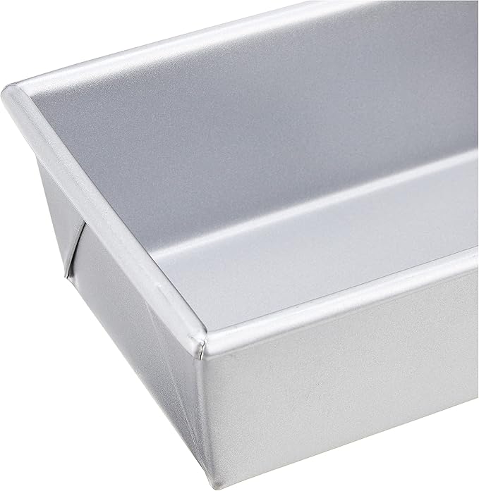 Chicago Metallic Loaf Pan, Commercial II, 1-Pound | Uncoated | Traditional | Pack of 2