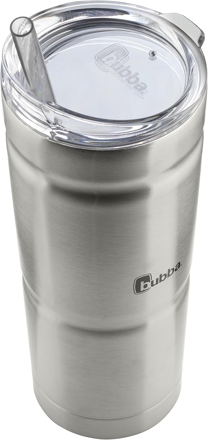 Bubba Hero XL Vacuum-Insulated Stainless Steel Travel Mug, Large Travel Mug & Envy S Vacuum-Insulated Stainless Steel Tumbler with Lid and Straw
