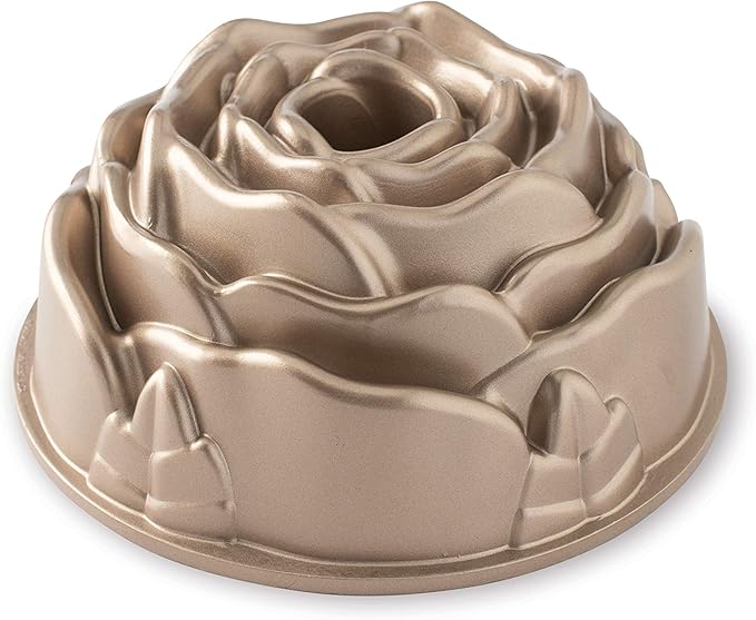 Nordic Ware Rose Bundt, 10 Cup, Toffee