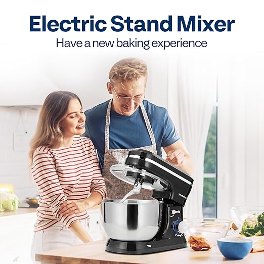 VIVOHOME Water Distiller Countertop 1.6 Gallon/6L 900W Distilled Water Machine with VIVOHOME 4.75 Quart Stand Mixer, 8 Speed Kitchen Electric Food Mixer
