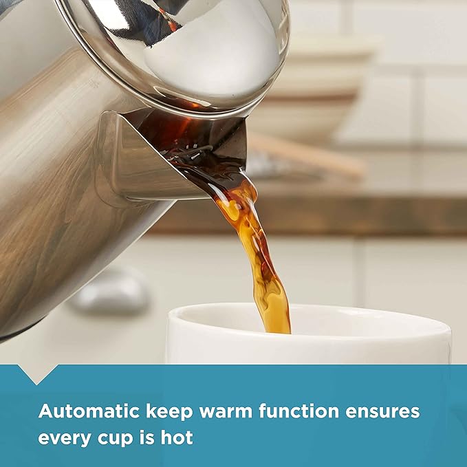 Farberware Electric Coffee Percolator,Stainless Steel Basket,Automatic Keep Warm,No-Drip Spout,8 Cup,(Pack of 6)