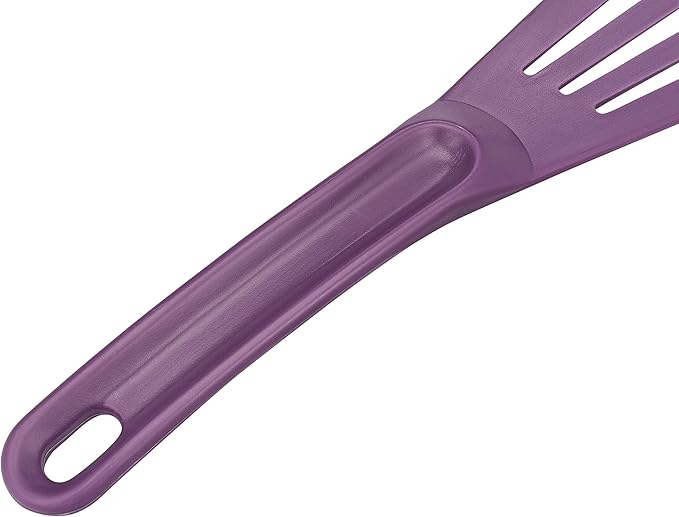 Matfer Bourgeat Exoglass® High Temperature Pelton Spatula, Purple