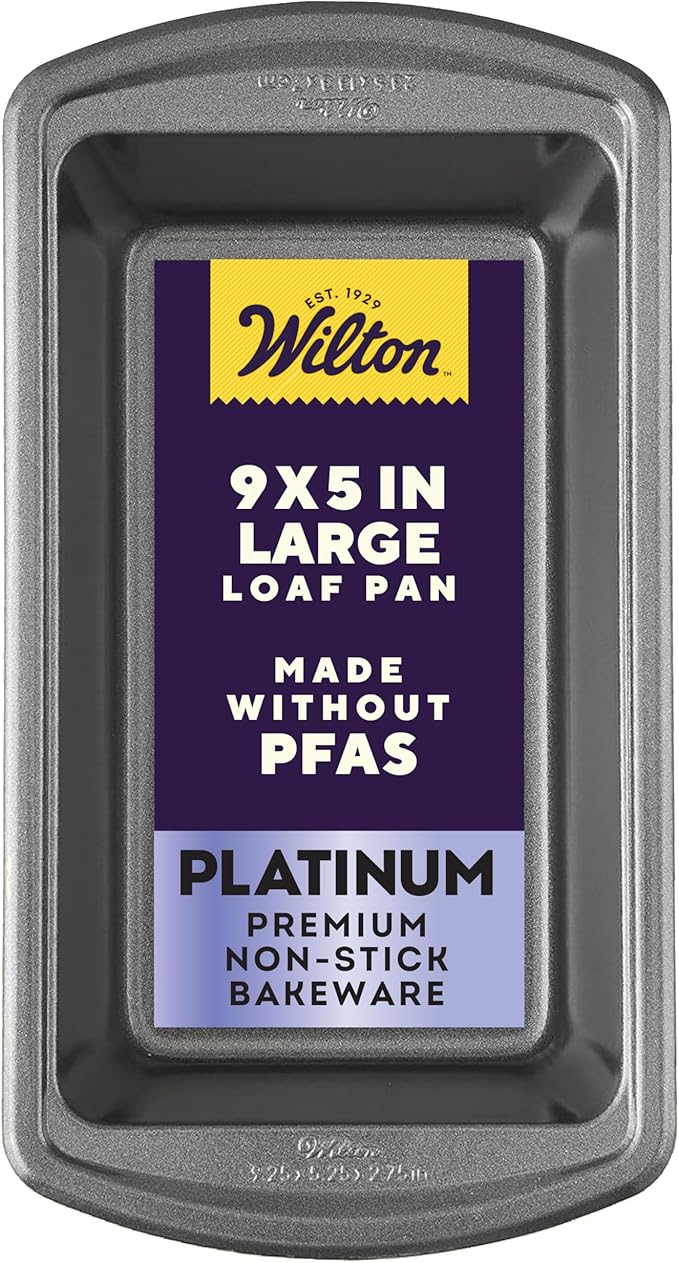 Wilton Advance Select Premium Non-Stick Bread Loaf Pan, 9.25 x 5.25 Inches, Steel, Silver