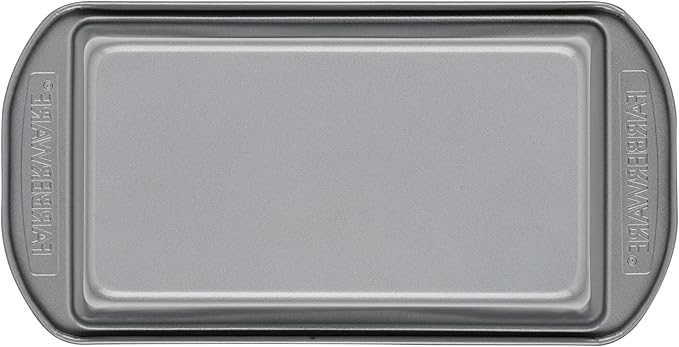 Farberware Bakeware Meatloaf/Nonstick Baking Loaf Pan Set, Two 9-Inch x 5-Inch, Gray