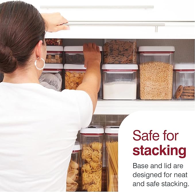 Zyliss Twist & Seal 5-Piece Storage Container Set - Airtight Food Storage Containers - Coffee, Sugar, Cereal, Flour, Pasta and Snack Containers - BPA-Free Food Storage - 5 Pieces