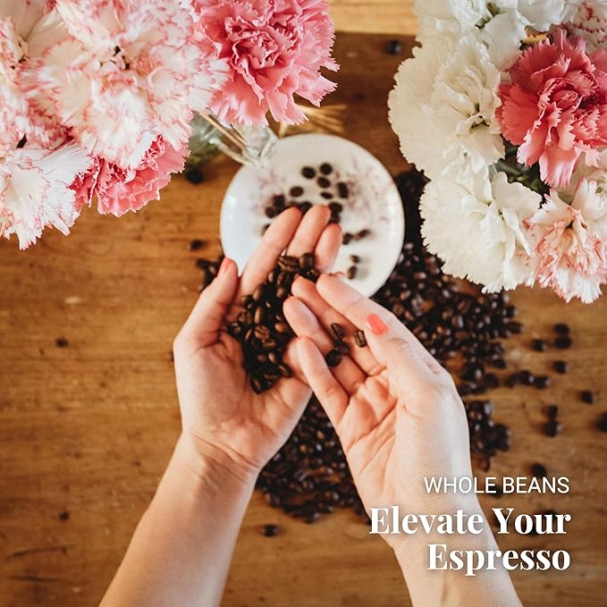 Coffee Beans 4.4 lb Bulk Whole Bean Espresso - Caffe Vergnano Medium Roast Arabica Robusta Blend - Perfect for Expresso Machine, Moka Pot, French Press, Drip Coffee Maker