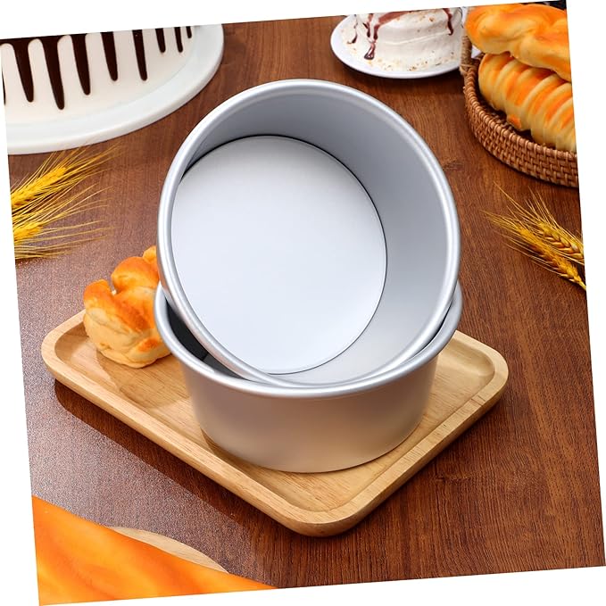 1set Round Cake Detachable Bottom Baking Liners for Baking Cakes Restaurants Bakeries Non-stick for