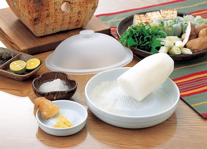 Kyocera 6.5" Ceramic Ginger & Garlic Grater, Medium – Fine Zester for Cheese, Citrus, Chocolate & More – Non-Slip, Rust-Proof, Dishwasher Safe