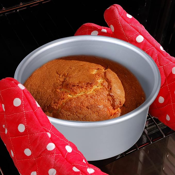 Alipis Cake Pan Set Parchment Liners Baking Molds for Healthy Baking Non-stick Oven Safe Versatile for Home Professional