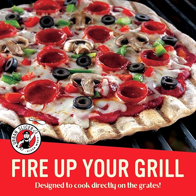 Urban Slicer Pizza Worx, Outdoor Grilling Pizza Dough Mix, Make-At-Home Dough Kit, Crispy Thin Crust, 3 Bags, 13.4 oz Each, Makes 6 Crusts