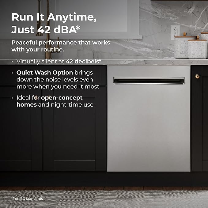 Kenmore Elite 24" Built-In Dishwasher - UltraWash Plus, TurboDry, QuietWash, SmartWash & TurboFlex Third Rack - 15 Place Settings - 42 DBA - ENERGY STAR Certified - Stainless Steel