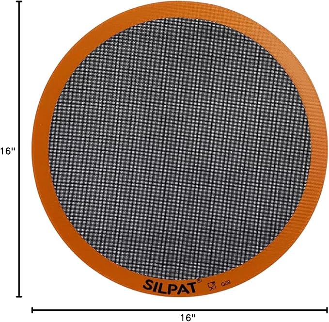 Silpat The Original Perfect Pizza Non-Stick Silicone Baking Mat, 16" Round