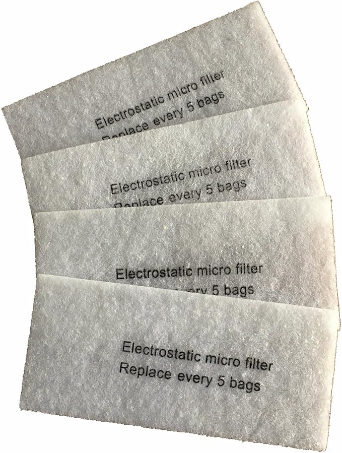 CF Clean Fairy 20Pack Vacuum Bags Compatible With Clarke CarpetMaster 112 115 212 215 218 & Nilfisk Spectrum 12 12H 15 15D 18D Replacement for 1471058500 Filter Bag