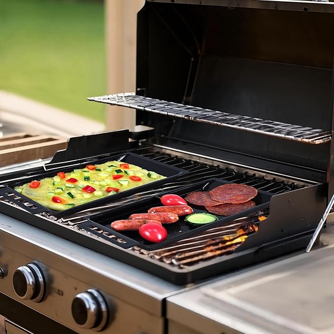 TAMARIT 2-Person Raclette Grill - Portable Candlelight Raclette Cheese Melter with Enamel Baking Tray & Non-Stick Pans - Compact Raclette Machine for Romantic Dinner, Picnic, BBQ, Camping, Red