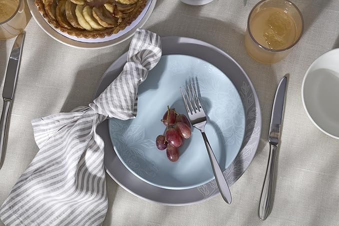 Oneida Mooncrest 20-Piece Flatware Set, Service for 4, Silver (Pack of 3)