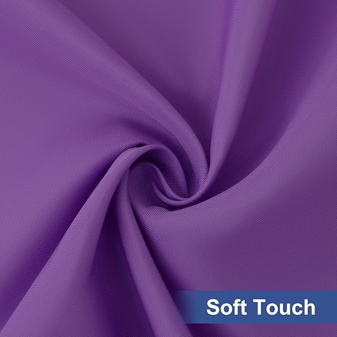 homing Rectangle Table Cloth Cover, Waterproof Polyester Elastic Fitted Tablecloth, Fits for 6 Foot Folding Tables, Washable Table Protector for Picnic, Camping, Outdoor (Purple, 30" x 72")