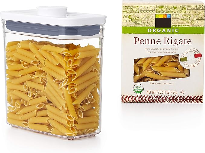OXO Good Grips POP Container, 1.2 Qt - Rectangle - Pasta, Transparent
