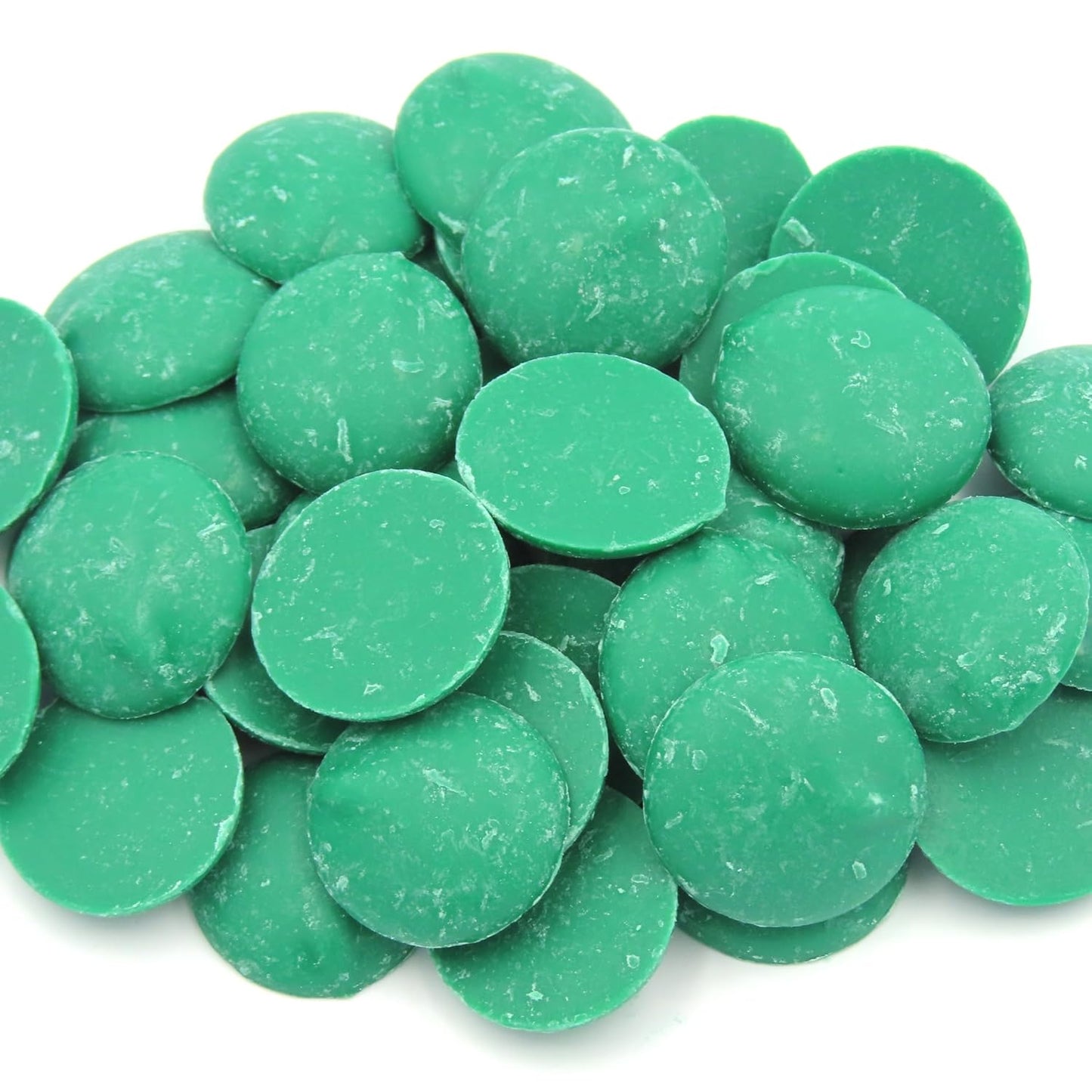 MERCKENS Coating Wafers, Dark Green Melting Chocolate, 1 Pound Package