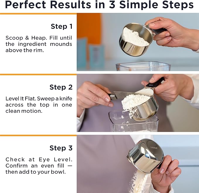 Deiss LUX Stainless Steel Measuring Cups and Spoons Set and Deiss PRO Lemon Zester