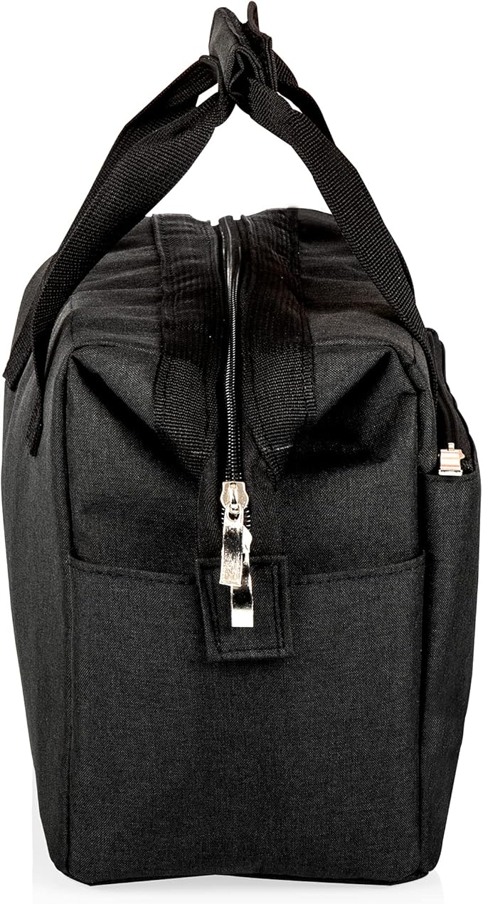 PICNIC TIME DC Comics Batman Bat-Signal On The Go Lunch Bag, Soft Cooler Lunch Box, Insulated Lunch Bag, (Black)