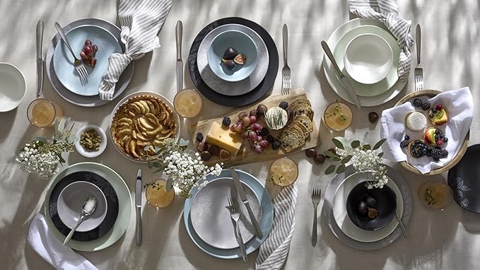 Oneida Mooncrest 20-Piece Flatware Set, Service for 4, Silver (Pack of 3)