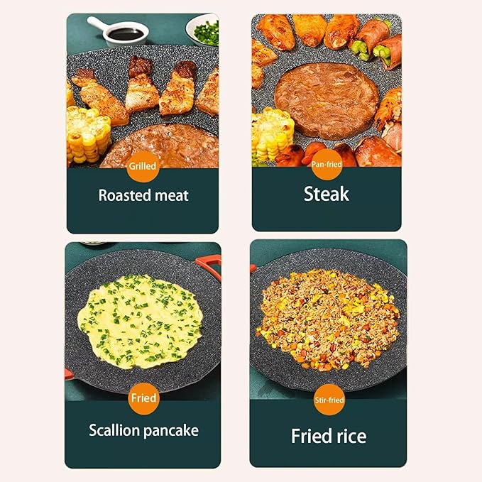 Indoor Grills Electric Smokeless – Nonstick Electric Griddle for Indoor Use, Fast-Heating Compact & Versatile Cooking for Steaks, Pancakes, and BBQ (15.7inch)(11.8in)