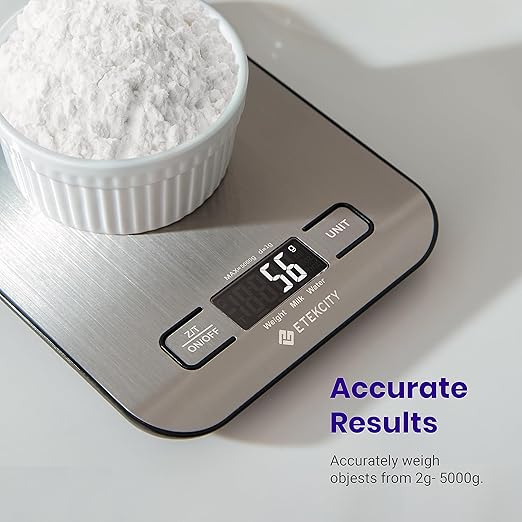 APERA INSTRUMENTS AI209 Value Series PH20 Waterproof pH Tester Kit, ±0.1 pH Accuracy & Etekcity Food Scale, Digital Kitchen Scale, 304 Stainless Steel, Weight in Grams and Ounces