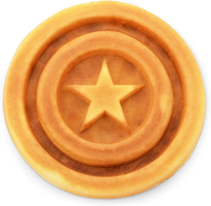 Marvel MVA-278 Captain America Waffle Maker, Blue (Pack of 3)