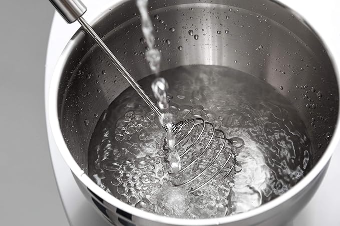 Whisk, Stainless Steel Spring Whisk, Balloon Whisk Egg Beater for Blending, Whisking, Beating, or Stirring
