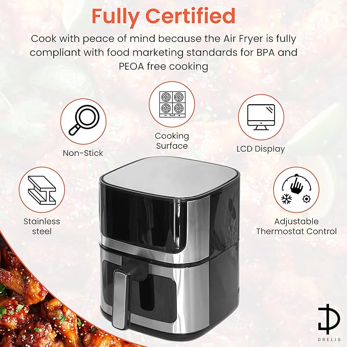 Air Fryer 5qt Convection Oven Oiless Fryer