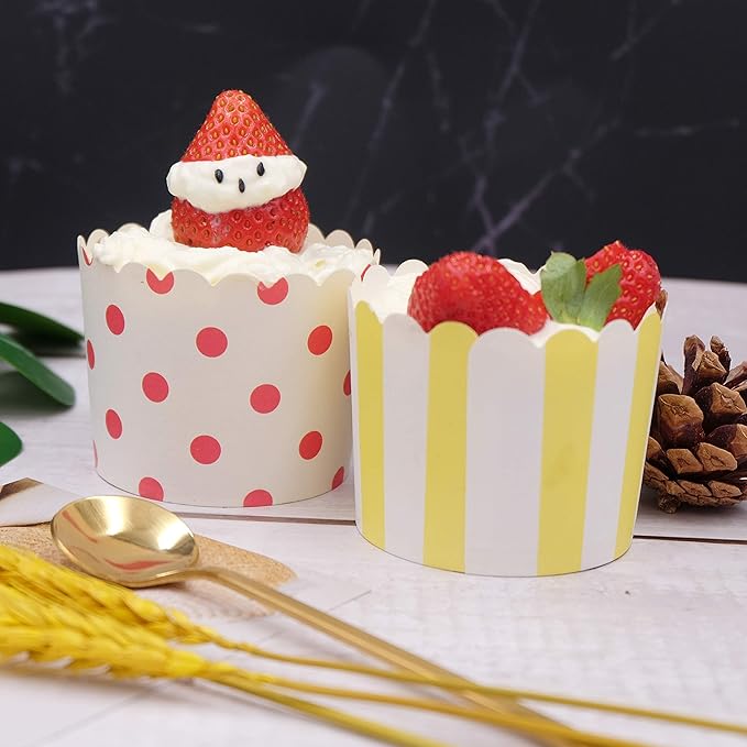 Large Paper Cake Baking Cup Cupcake Muffin Cases diameter 6cm,Set of 100