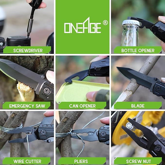 Fathers Day Dad Gifts from Daughter Wife Son - Gifts for Dad, YOU ARE THE WORLD’S BEST DAD Multitool Knife - Dads Birthday Gift, Fathers Day Dad's Gift for Husband, Men - Christmas Dads Presents