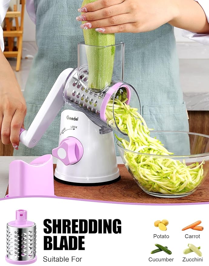 Cheese Grater and Mandoline Slicer Bundle