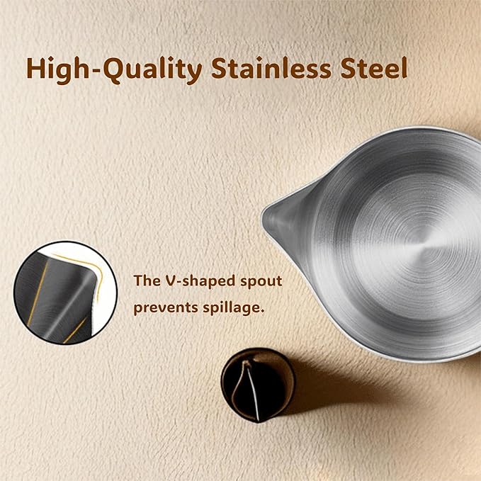 Gugxiom 600ml Electric Turkish Coffee Pot, Stainless Steel Turkish Coffee Maker, Heating Tea Maker Kettle For Home Travel