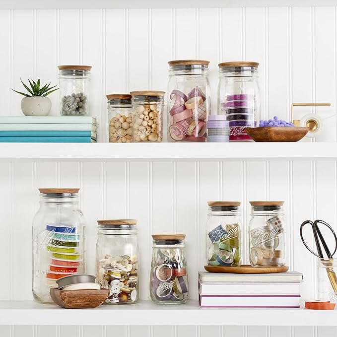 Ball® Jar Lids, 5 Pack Ball Jar Wooden Storage Lids