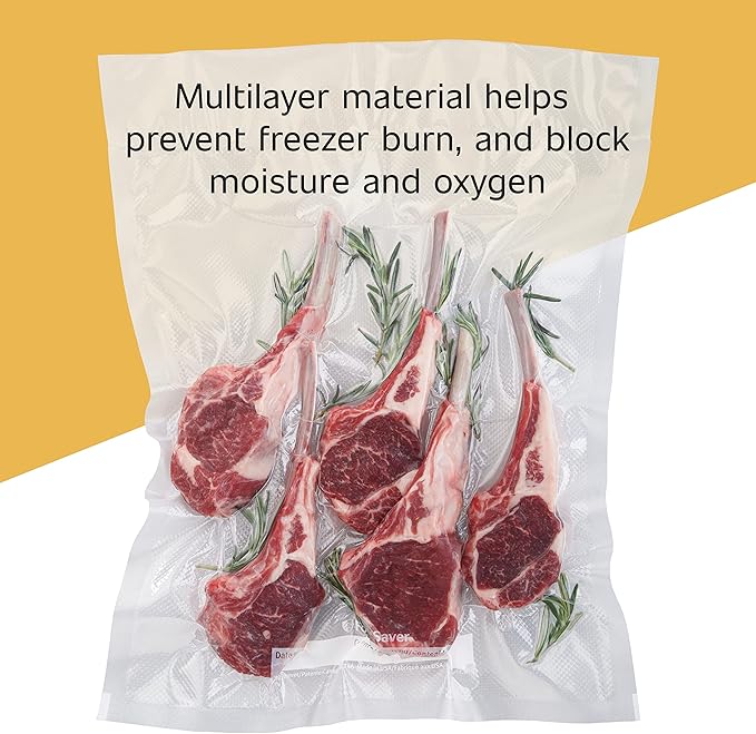 FoodSaver Premium Vacuum Sealer Bags Multisize Variety Pack 30-Count Perfect for Freezer & Pantry Storage Sous Vide Cooking BPA Free