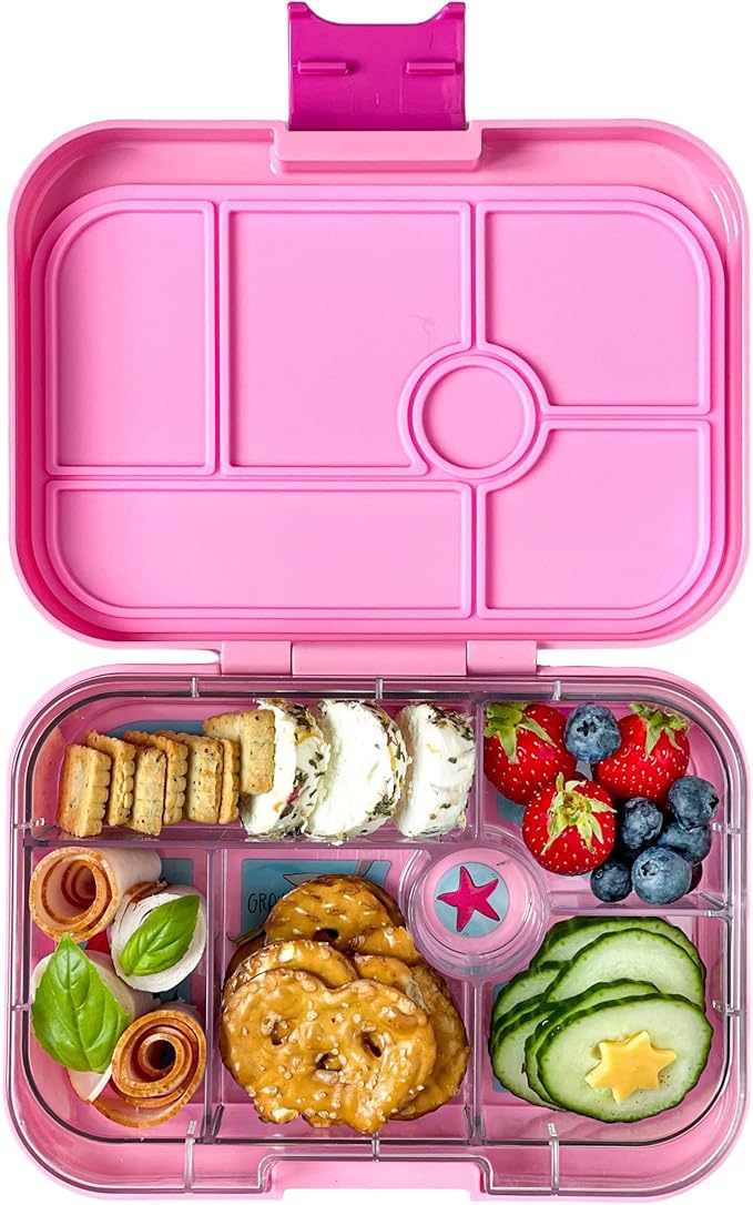 Yumbox Original Leakproof Bento Lunch Box Container for Kids (Power Pink Unicorn)