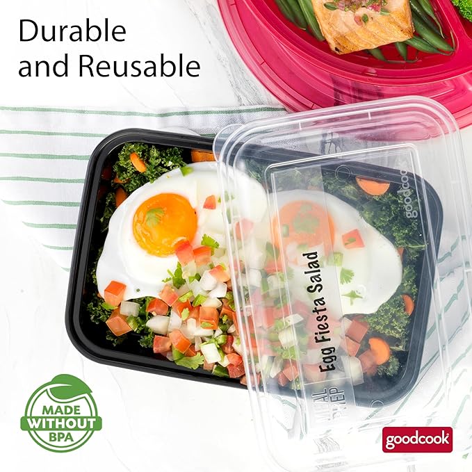 GoodCook Meal Prep Containers, Single