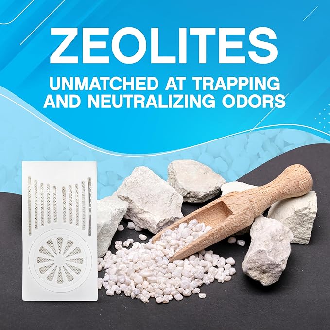 NonScents Shoe & Refrigerator Deodorizer Bundle - 4 Pack (8 Count) Shoe Odor Eliminator & 2 Refrigerator Deodorizer - Powerful, Reusable Odor Absorbers for Shoes, Fridge, Closets - Unscented Freshness