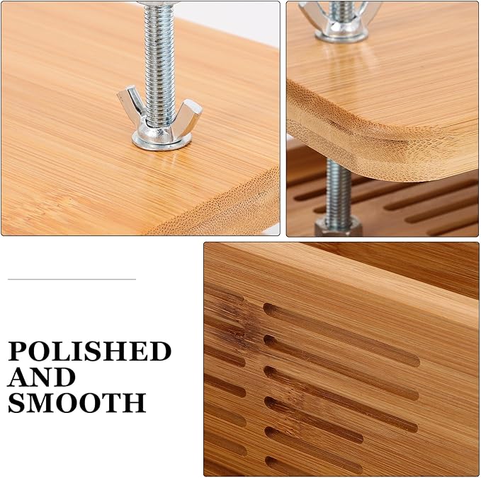 INOOMP Tofu Press 3-layer Drip Tray 26x15cm Bean Curd Making Tool for Homemade Tofu for Easy Water