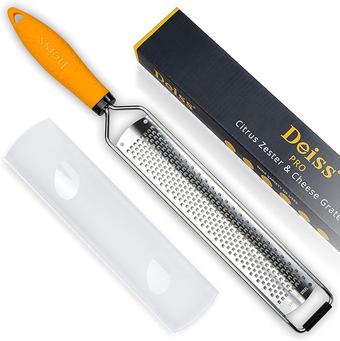 Deiss LUX Stainless Steel Measuring Cups and Spoons Set and Deiss PRO Lemon Zester