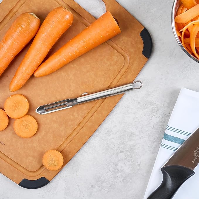 Restaurantware-German Standard 7.6 Inch Vegetable Peelers, 24 Dishwashable Hand Peelers - Ultra Sharp Blades, Ergonomic Handles, Stainless Steel Potato Peeler, For Zucchini, Carrot, Or, More