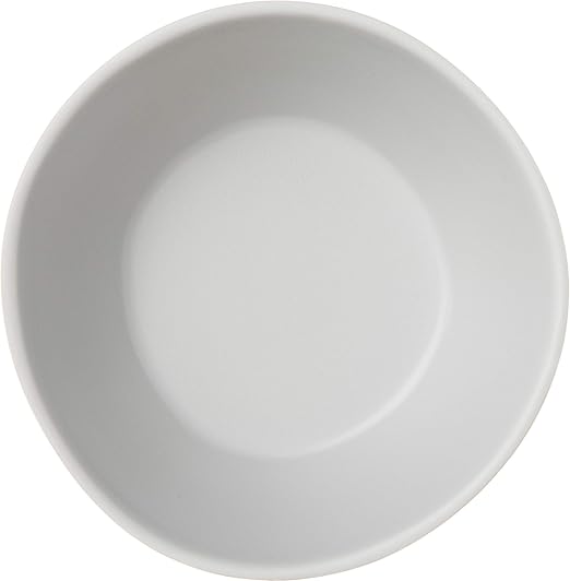 Carlisle FoodService Products Ridge Reusable Plastic Bowl Soup Bowl for Home and Restaurant, Melamine, 8 Ounces, Cement, (Pack of 24)