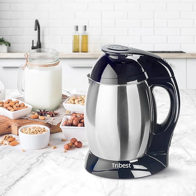 Tribest SB-130-220V Soyabella Automatic Soy and Nut Milk Maker Machine, Silver
